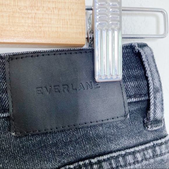 Everlane Cheeky Bootcut Jean Crop Charcoal Black Size 26 - Picture 9 of 13